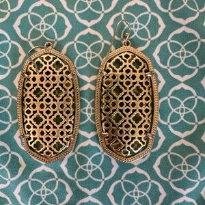 Kendra Scott Elle earrings in gold filigree